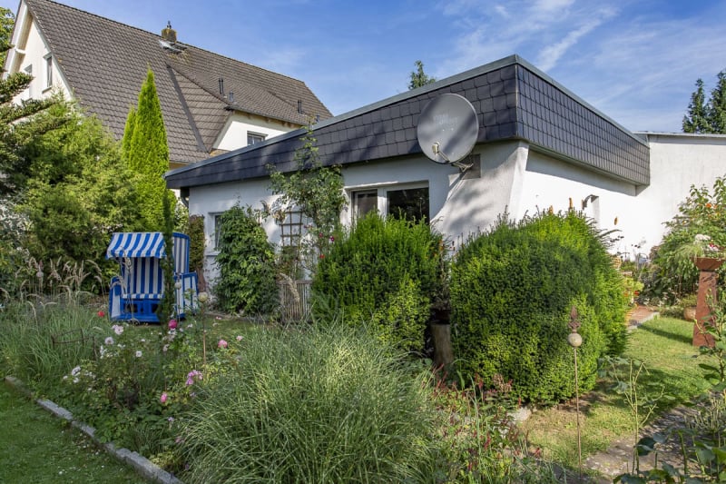 Strandkorb vor der Fewo